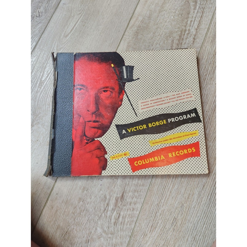 A Victor Borge Program - Columbia Record Set C-111 - Mozart - 4 x 10" Records
